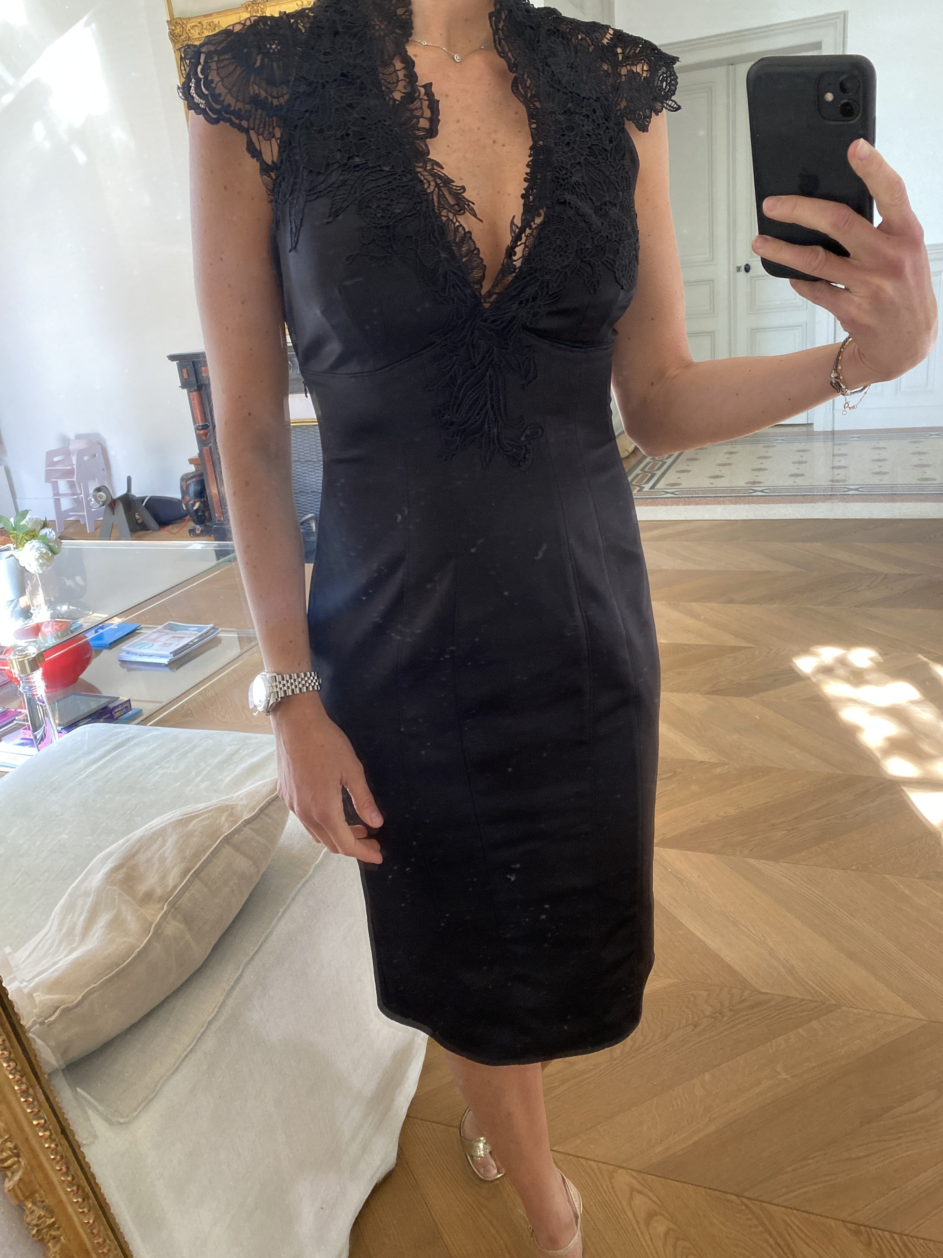 Robe Karen Millen noire de soirée – La ...